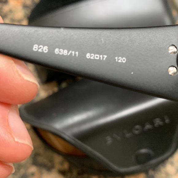 Bvlgari Womens Black Sunglasses with case - Picture 8 of 9